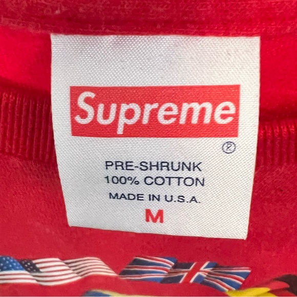 Supreme Worldwide long sleeve T-Shirt size medium - Picture 3 of 3